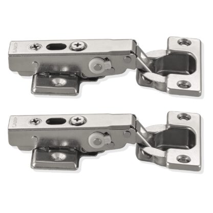 2 cerniere per mobili ammortizzate con ammortizzatore regolabile incl. Piastre di montaggio. Nastro per pentole, nastro per mobili di LAMP® / Giappone
