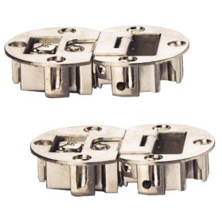 Cerniera a patta 15.09.076 per mobili, montaggio a paletta, rimovibile, di SISO Danimarca. Immagine del prodotto