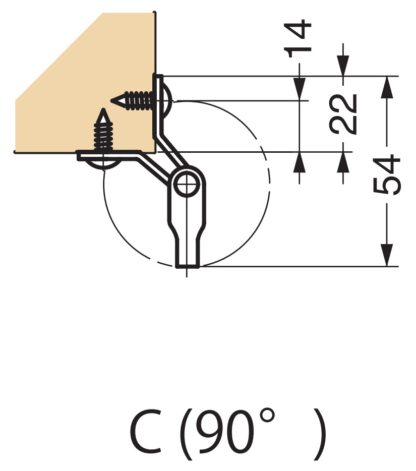 Gancio flessibile girevole in acciaio inossidabile per superfici piane, angoli o bordi. DZ-270 di Sugatsune LAMP® / Giappone - immagine 4
