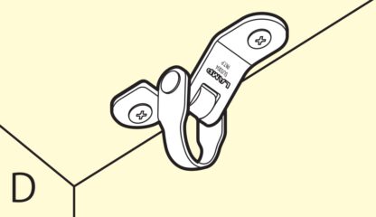 Gancio flessibile girevole in acciaio inossidabile per superfici piane, angoli o bordi. DZ-270 di Sugatsune LAMP® / Giappone - immagine 5