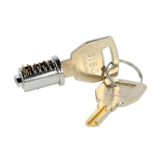Nucleo intercambiabile per serrature SISO, con chiave diversa, incl. 2 chiavi, superficie: nichelato, 12,4 mm (0,5"), 14.03.310-0.