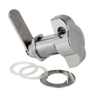 Serratura a chiavistello per lucchetto con funzione maniglia, 32 mm (1,3"), versione: destra, 14.04.589-0. Serratura a chiavistello per lucchetto con funzione maniglia per armadietti, armadio in lamiera, armadietto, armadietto e molto altro, di SISO Danimarca