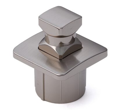 Chiusura a scatto di alta qualità con funzione di impugnatura, in ottone, superficie: nichelato, satinato opaco, versione: quadrato, TLP-S-BB-WB e TLP-LBM(W). Solido moschettone per yacht e molto altro, di Sugatsune / LAMP® (Giappone) - immagine 6