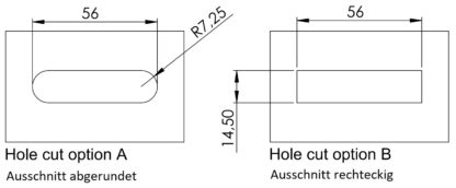 Chiusura a scatto di alta qualità con chiusura ammortizzata e funzione di maniglia, in zama, superficie: cromata, design: rettangolare, 14.03.042-0. - immagine 5