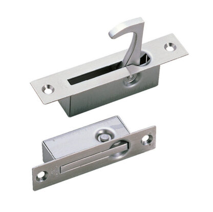 Manico pieghevole in acciaio inossidabile SUS304, 80 mm (3.2″) ST-80. Maniglia pieghevole in acciaio inox in acciaio inox V2A, satinato opaco, per sportello di ispezione, sportello di ispezione, sportello di manutenzione, apertura di manutenzione, ambient - immagine 3