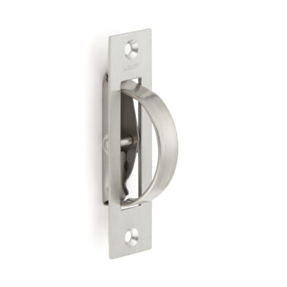 Manico pieghevole in acciaio inossidabile SUS304, 90 mm (3.6″) HR-90S. Maniglia pieghevole girevole in acciaio inox in acciaio inox V2A, satinato opaco, per sportello di ispezione, sportello di ispezione, sportello di manutenzione, ambiente umido, nave, c - immagine 3
