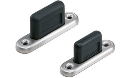 Maniglia in acciaio inossidabile SUS304 con area di presa morbida, 70 mm (2,8") HS-70S. Maniglia in morbido acciaio inox V2A, satinato opaco, per cucina, arredo living, arredo bagno, ambiente umido, nave, roulotte, by Sugatsune / LAMP® (Giappone) - immagine 3