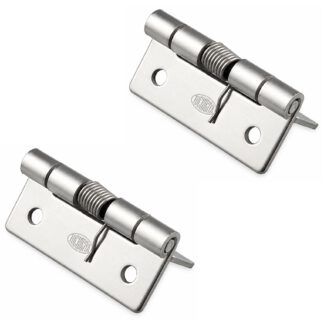 2 pezzi di cinghia a molla di alta qualità, realizzati in acciaio inox SUS304, 32 mm (1-17/64"), coppia: 12,3 N·m, TH-61SUS-2. Cerniera robusta a molla per alette del dispositivo, porte della casa, coperture e molto altro, di TOCHIGIYA (Giappone)