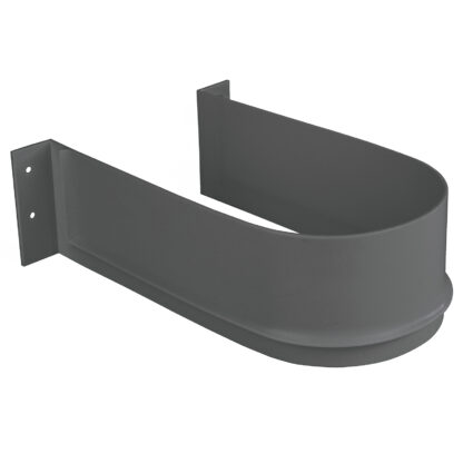 Apertura curva per sifone, in plastica, superficie: grigio antracite, 3044423. protezione per sifone per mobile, mobile da cucina, mobile da bagno, sifone, scarico e molto altro, di EMUCA