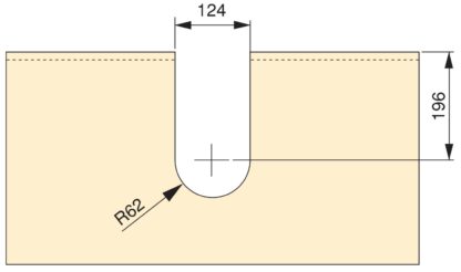 Apertura curva per sifone, in plastica, superficie: grigio antracite, 3044423. protezione per sifone per mobile, mobile da cucina, mobile da bagno, sifone, scarico e molto altro, di EMUCA - immagine 3