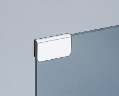 Contropiastra per vetro spessore 5 mm (13/64"), in acciaio, superficie: nera, 35 mm (1-3/8"), K-110B. Controparte per anta della vetrina, pigliamosche magnetico e molto altro, di Sugatsune / LAMP® (Giappone) - immagine 2