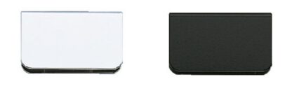 Contropiastra per vetro spessore 5 mm (13/64"), in acciaio, superficie: cromata, 35 mm (1-3/8"), K-110CR. Controparte per anta della vetrina, pigliamosche magnetico e molto altro, di Sugatsune / LAMP® (Giappone) - immagine 2