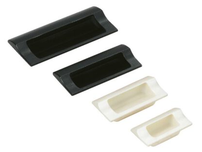 Guscio con impugnatura rettangolare di alta qualità in plastica resistente, superficie: avorio, 140 mm (5,6") HH-JS140-IV. Maniglia per mobili HH-JS140-IV per lamiera, legno, cassetto, armadio metallico, armadio in legno, mobili per ufficio, mobili per ca - immagine 3