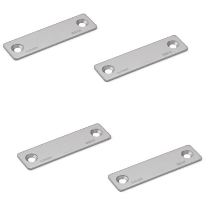 4 Stück Korrosionsbeständige Magnet-Gegenplatte, AS-68, 68 mm (2-43/64″), von Sugatsune. Produktbild