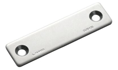 Contropiastra magnetica resistente alla corrosione in 4 pezzi, 68 mm (2-43/64"), AS-68. Controparte magnetica antiruggine per chiusure magnetiche, mobili da esterno, chiusura magnetica, interni di yacht e molto altro, di Sugatsune / LAMP® (Giappone) - immagine 2