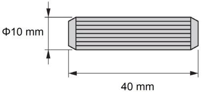 10 pezzi di tasselli lunghi in legno di faggio, superficie: nervata, 40 mm (1,6") 9094878. Tasselli in legno 9094878 per pannelli di legno, connessione in legno, costruzione di mobili, costruzione di scaffali, by EMUCA - immagine 5