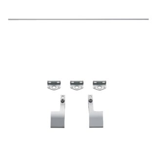 Pratica biella, versione: per due mensole pieghevoli, EB-907560 e EB-907572. Leva di collegamento con una sola mano per console pieghevole Robust Soft di ROCA e EB-DA, di Sugatsune / LAMP® (Giappone)