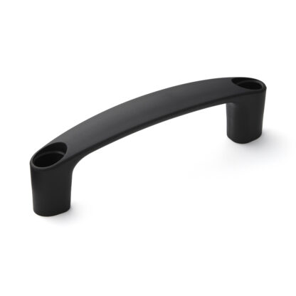 Manico robusto di alta qualità in nylon rinforzato, nero con cappucci di copertura grigi, 150 mm (6") MJH-150-GR. Manico per macchine MJH-150-GR per armadi industriali, attrezzature di produzione, ingegneria meccanica, di Sugatsune / LAMP® (Giappone) - immagine 6
