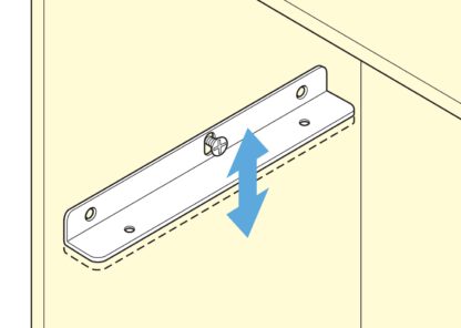 2 pezzi di staffe per ripiani in acciaio inossidabile di alta qualità, realizzate in solido acciaio inossidabile, capacità di carico: 130 kg (287 libbre), 280 mm (11,1"), SSA-280H. Reggimensola per bagno, hotel, sauna, esterno e molto altro, di Sugatsune  - immagine 3