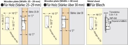 Gancio pieghevole a molla tonda di alta qualità per incasso, superficie: cromato, 64 mm (2,6"), NF-R64-CR. Gancio pieghevole rotondo con chiusura automatica, per mininyhouse, camper, roulotte, yacht, treno, aereo, autobus e molto altro, di Sugatsune / LAM - immagine 4