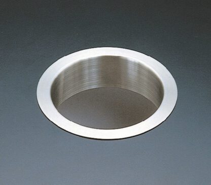 Plaid rotondo di alta qualità, in acciaio inox, superficie: lucido lucido, 170 mm (6,7"), AN-DH015-MR. Lettiera per rifiuti in acciaio inox, per sistemi di ristorazione, allestimento di negozi, saloni di bellezza e molto altro, di Sugatsune / LAMP® (Giapp - immagine 6