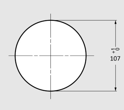 Scarico rotondo di alta qualità, in acciaio inossidabile, superficie: lucido lucido, 136 mm (5,4"), finitura: piatto, AN-LH011-MR. Scarico gettabile in acciaio inox, per sistemi di ristorazione, allestimento di negozi, catering e molto altro, di Sugatsune - immagine 3