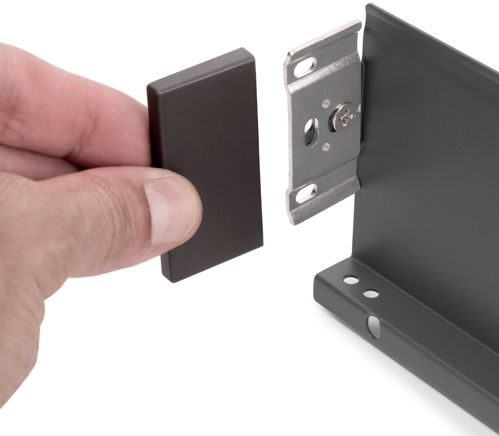 Set cassetto, con telai extra sottili, altezza: 88 mm (3-15/32"), superficie: grigio antracite, 340 mm (13-25/64"), versione: estensione completa con chiusura morbida, set cassetti 3275135. per mobili da cucina e molto altro, di EMUCA - immagine 7