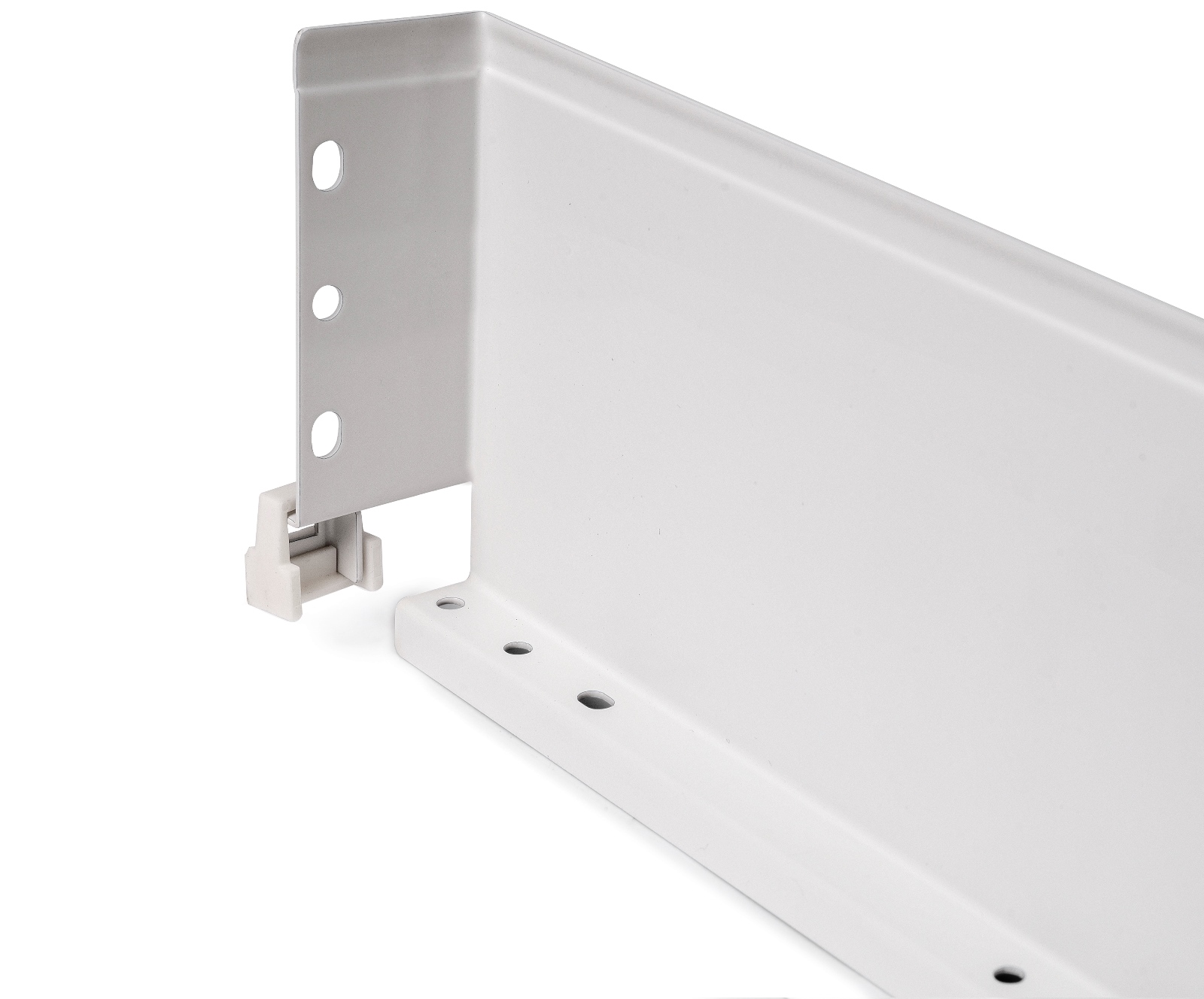 Set di cassetti, con telaio extra sottile, altezza telaio 88 mm (3-15/32"), superficie: bianco, 300 mm (11-13/16"), versione: estrazione parziale con chiusura ammortizzata, 3275012. Pratico set di cassetti per mobili da cucina e molto altro, di EMUCA - immagine 4