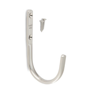 Gancio a parete per impieghi gravosi in acciaio inox SUS304 di alta qualità, 72 mm (2,9"), XL-CUJ70TT. V2A porta asciugamani per bagno, piscina, cantieristica navale, camper, area esterna, ambiente umido e molto altro, di Sugatsune / LAMP® (Giappone)