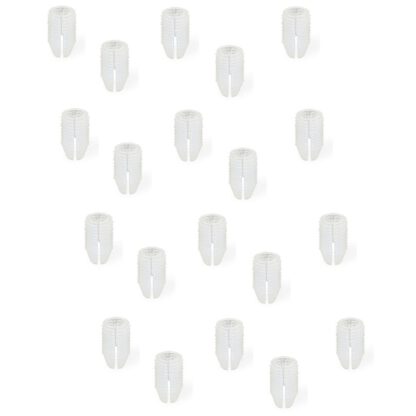 20 pezzi robusto manicotto di inserimento adatto per viti ⌀3 mm, in nylon (PA), 10 mm (25/64"), 9040920. Pratico manicotto ad espansione per il collegamento di mobili, il montaggio di carcasse, il montaggio su ripiani e molto altro, di EMUCA