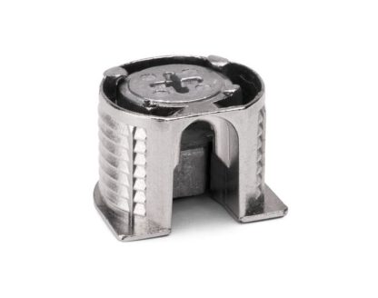 20 pezzi di collegamento eccentrico stabile ⌀20 mm con flangia e rivestimento esterno ad artiglio per piastra di spessore 19 mm (3/4"), in zama, 8070907. Robusto connettore eccentrico per il collegamento di mobili e molto altro, di EMUCA - immagine 4