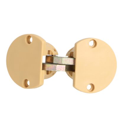 Cerniera da tavolo da incasso in 2 pezzi, 180°, in robusto nylon, superficie: beige, 35 mm (1,4"), 15.80.200-1. - immagine 4