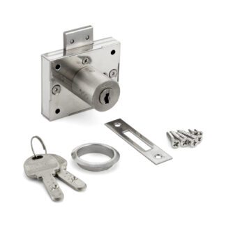 Serratura per armadietti, acciaio inox, con chiave simile 3810S-24-D, di Sugatsune / LAMP (Giappone)