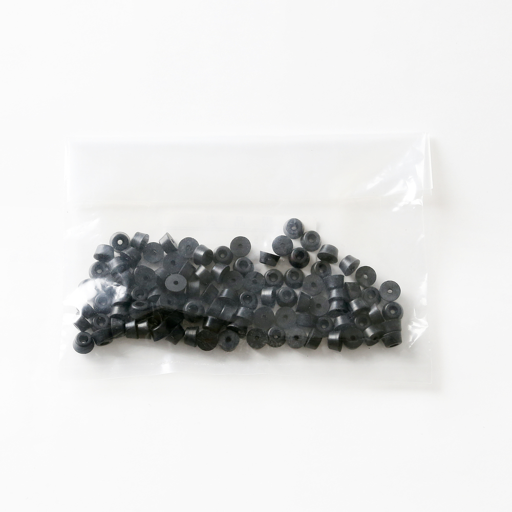 Piede regolabile, gomma, pacchetto da 100 K-95-P100, di Sugatsune / LAMP (Giappone) - immagine 2