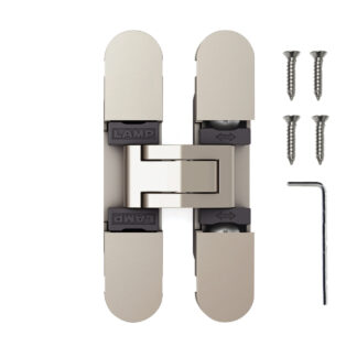Cerniera a fermo invisibile, HES3D-70DN regolabile in 3D, di Sugatsune / LAMP (Giappone)