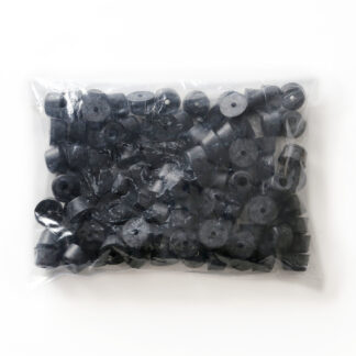 Piede regolabile, gomma, pacco da 100 K-23-P100, di Sugatsune / LAMP (Giappone)