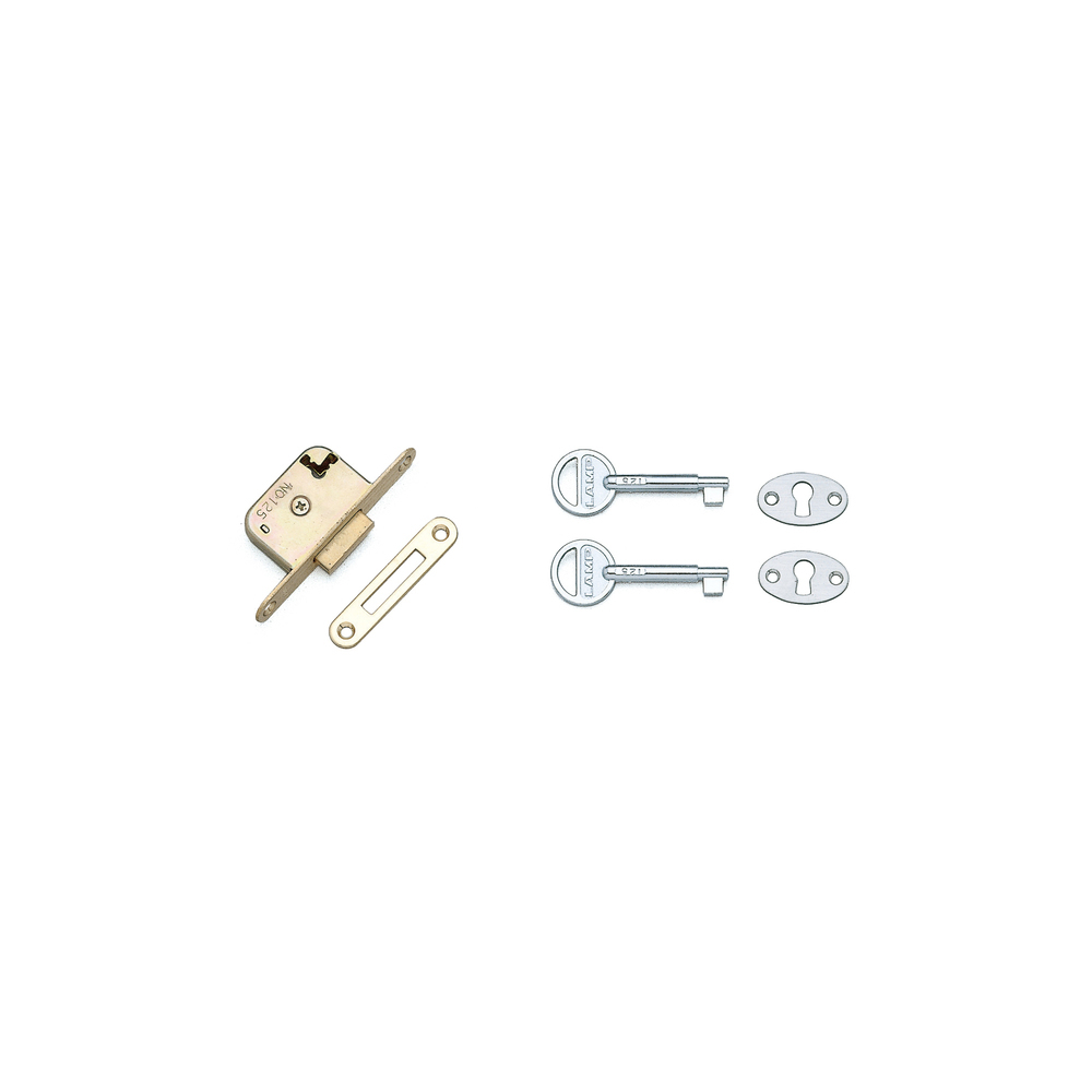 Serratura a otturatore, con chiave simile RH-80-D, di Sugatsune / LAMP (Giappone)