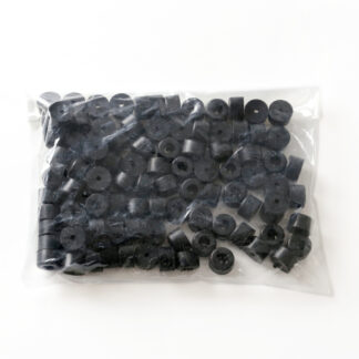 Piede regolabile, gomma, pacchetto da 100 SK-1912-P100, di Sugatsune / LAMP (Giappone)