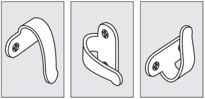 Gancio universale di alta qualità in acciaio inossidabile SUS304, 40 mm (1,6"), 4H-40M. V2A porta asciugamani per bagno, piscina, cantieristica navale, camper, area esterna, ambiente umido e molto altro, di Sugatsune / LAMP® (Giappone) - immagine 3