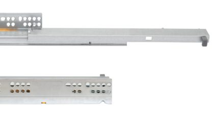 Guida sottopavimento, capacità di carico: 30 kg (67 lbs), 250 mm (9-27/32"), versione: estrazione totale con chiusura ammortizzata, 3124005. Cassetto sottopavimento di alta qualità per cassetto in legno, cassetto in legno, ripiano in legno e molto altro, di EMUCA - immagine 4