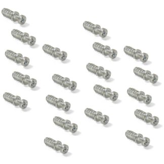 20 pezzi di bullone di collegamento robusto per il diametro ⌀6 mm, realizzati in Zamak, 8 mm (5/16"), 8084001. Perno eccentrico robusto per il collegamento dei mobili e molto altro, di EMUCA